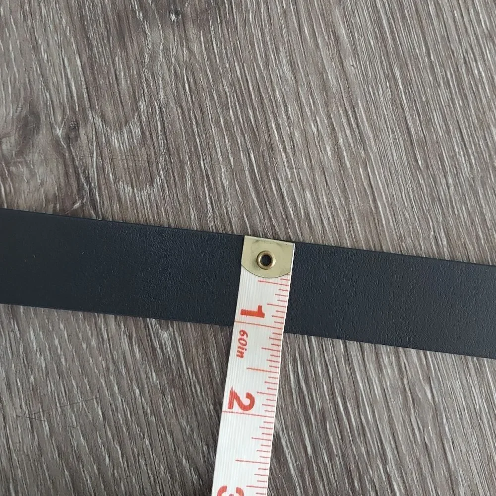 H&M Black Leather Belt Medium